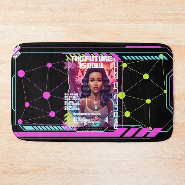 Item preview, Fabulous Woman Futuristic Cyberpunk The Future Is Now  designed and sold by Melan Designs.