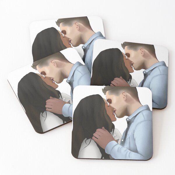 Item preview, Chenford kiss drawing designed and sold by lenasdooodles.