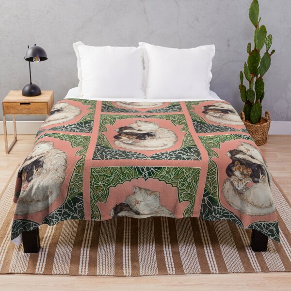 Item preview, Sonya and her kittens by MiraSlava, 2012 designed and sold by ArtMiraSlava.