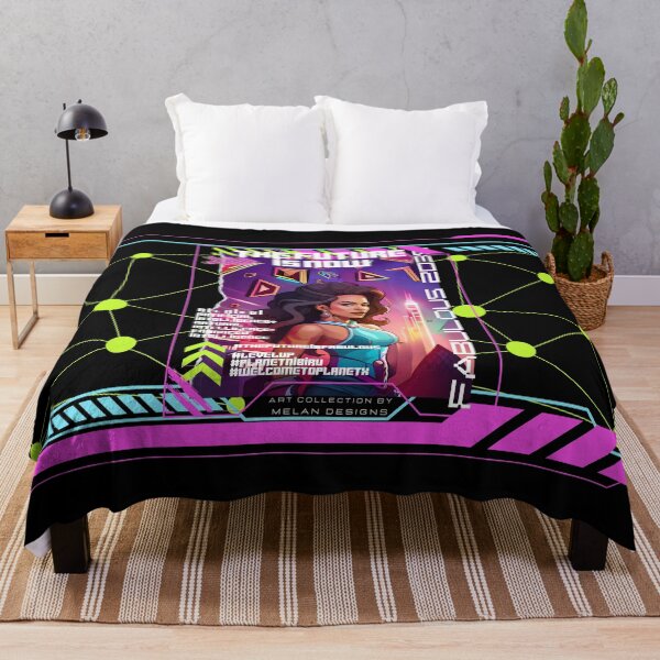 Item preview, The Future Is Now Fabulous Woman Cyberpunk Futuristic  designed and sold by Melan Designs.