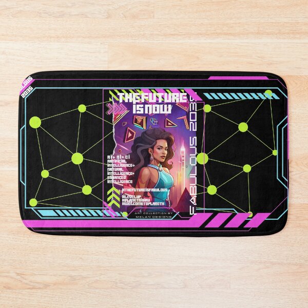 Item preview, The Future Is Now Fabulous Woman Cyberpunk Futuristic  designed and sold by Melan Designs.