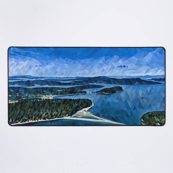 Item preview, Spencer Spit State Park on Lopez Island (Poly Art) designed and sold by flyscenicair.