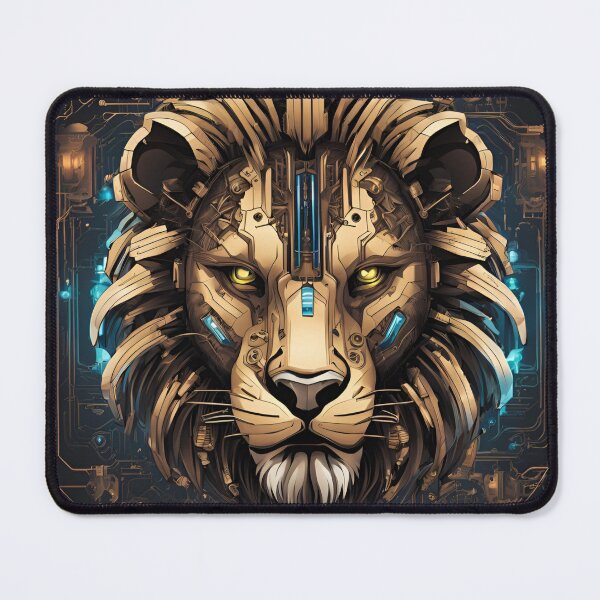 Item preview, The Lion is Cybernetic, Mechanical, Steampunk. designed and sold by Ant Category.