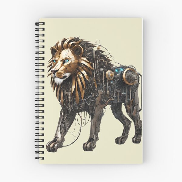 Item preview, The Lion is Cybernetic, Mechanical, Steampunk. designed and sold by Ant Category.