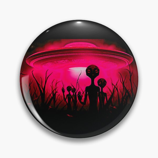 Item preview, Red Aliens - UFO/UAP Sighting Over New Jersey! designed and sold by Earth Nature Creations.