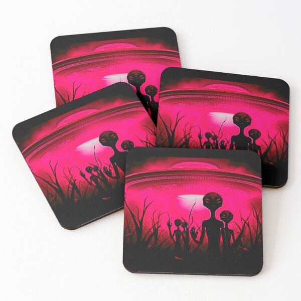 Item preview, Red Aliens - UFO/UAP Sighting Over New Jersey! designed and sold by Earth Nature Creations.