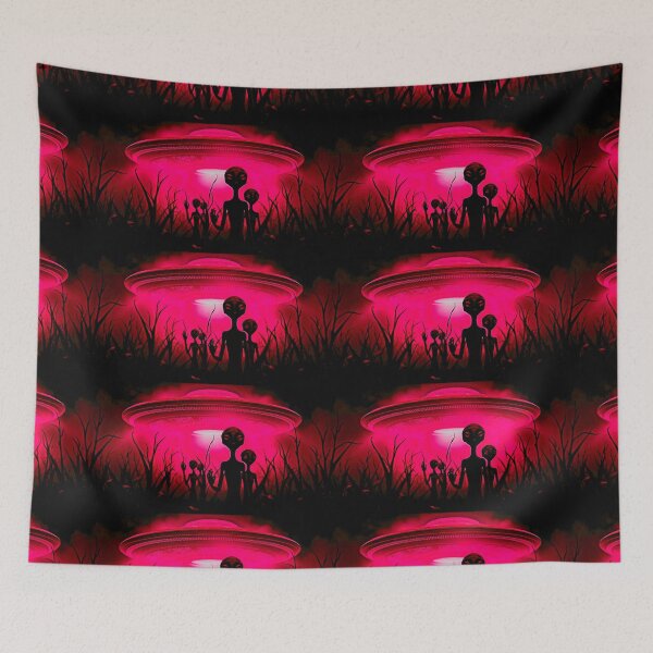 Item preview, Red Aliens - UFO/UAP Sighting Over New Jersey! designed and sold by Earth Nature Creations.