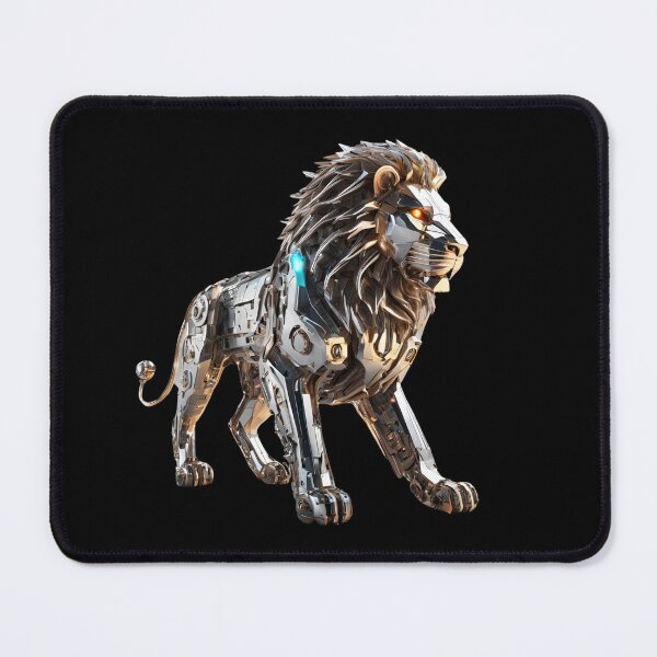Item preview, The Lion is Cybernetic, Mechanical, Steampunk. designed and sold by Ant Category.
