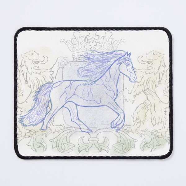 Item preview, Friesian in front of Friesland crest designed and sold by The Menagerie .