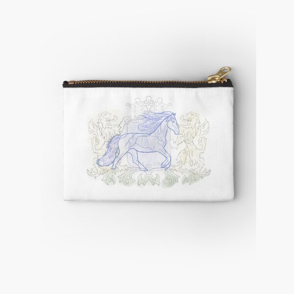Item preview, Friesian in front of Friesland crest designed and sold by The Menagerie .