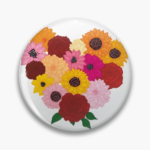 Item preview, Heart of Flowers designed and sold by ChaosAndLace.