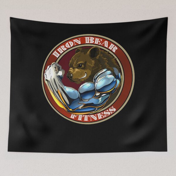 Item preview, Iron Bear Fitness Chicago Logo Gym designed and sold by maeand-art.