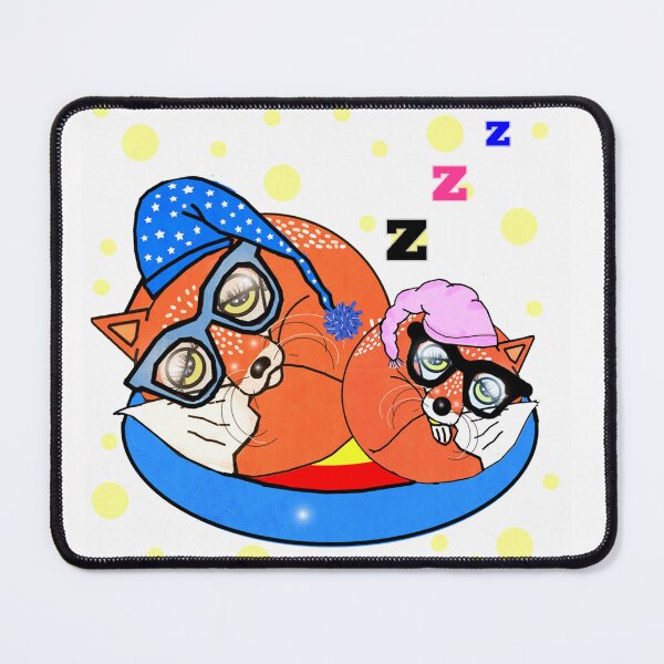 Item preview, Foxes - Feel asleep designed and sold by Shirley cute art .