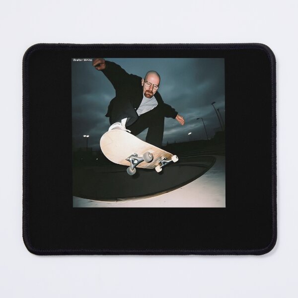Item preview, Walter White Skateboarding Meme designed and sold by maeand-art.