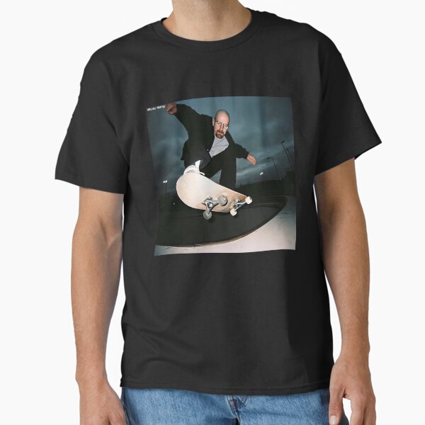 Item preview, Walter White Skateboarding Meme designed and sold by maeand-art.