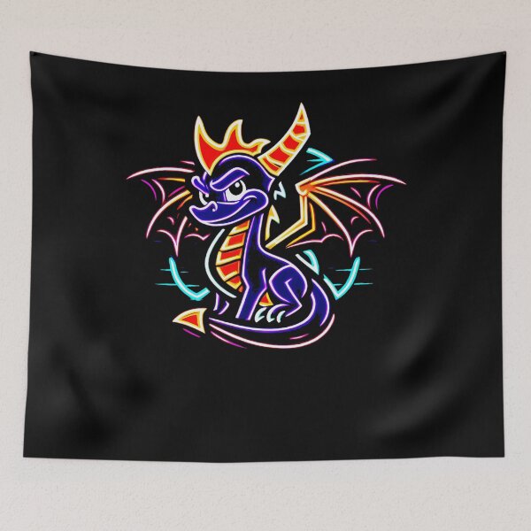 Item preview, Neon Spyro Game designed and sold by maeand-art.