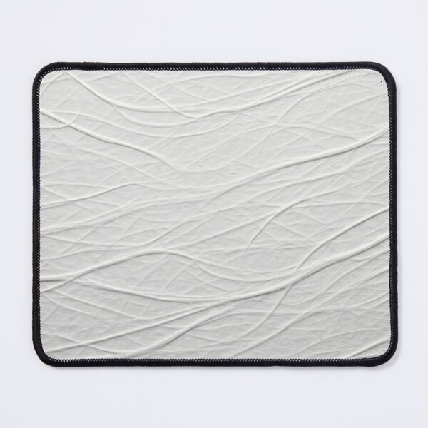 Item preview, White textured paper with subtle fibers and flowing lines creating a delicate abstract pattern designed and sold by homydesign.