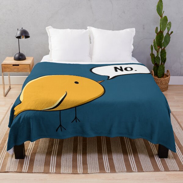 Item preview, Sassy Cartoon Bird Says No designed and sold by Skull Fern.