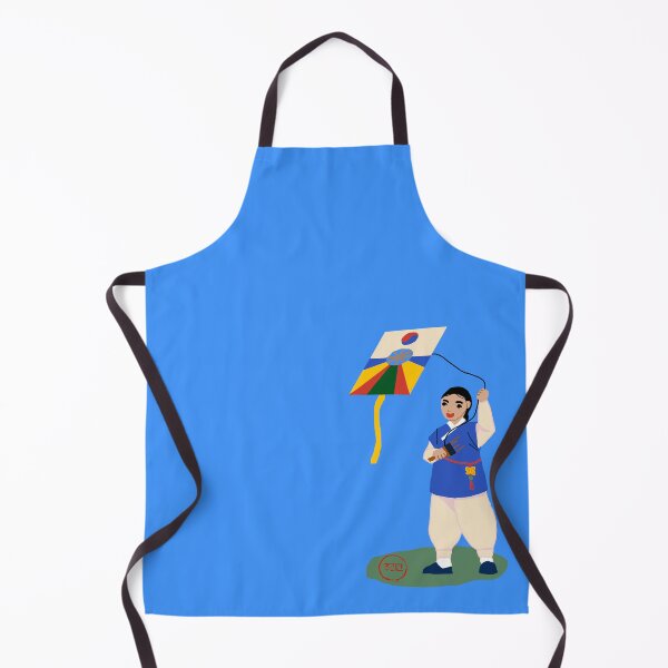 Item preview, korean boy flying kite designed and sold by SaharBareket.