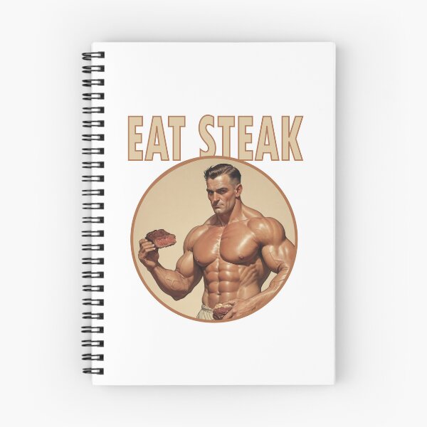 Item preview, eat steak, carnivore, meat eater, beefcake, carnivore diet, keto, OG, dude stuff, vegan designed and sold by SavageLegion.