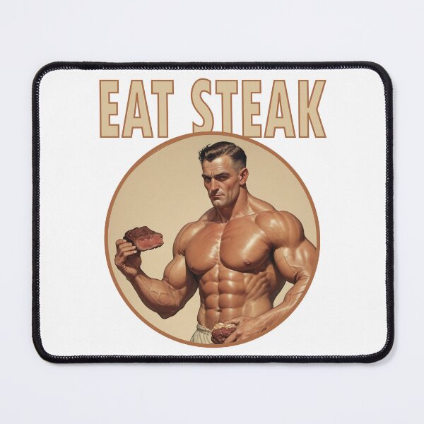 Item preview, eat steak, carnivore, meat eater, beefcake, carnivore diet, keto, OG, dude stuff, vegan designed and sold by SavageLegion.