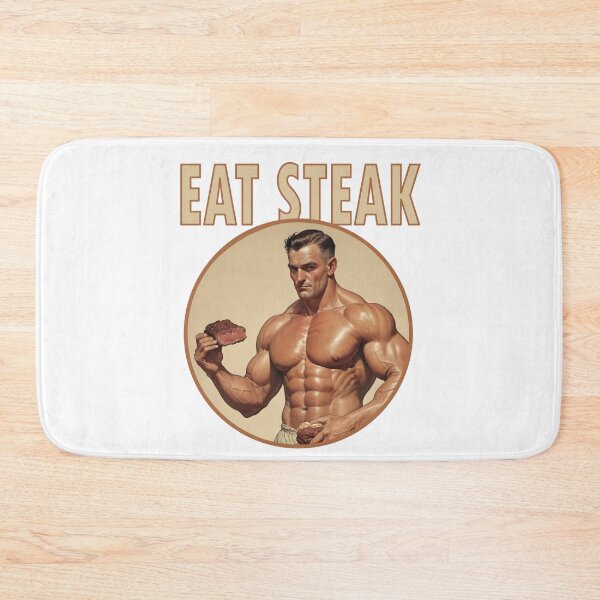 Item preview, eat steak, carnivore, meat eater, beefcake, carnivore diet, keto, OG, dude stuff, vegan designed and sold by SavageLegion.