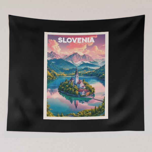 Item preview, Slovenia, Travel Art designed and sold by PinkandP.