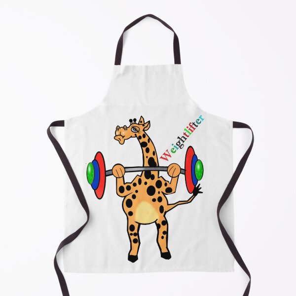 Item preview, Giraffe - Weightlifter designed and sold by Shirley cute art .