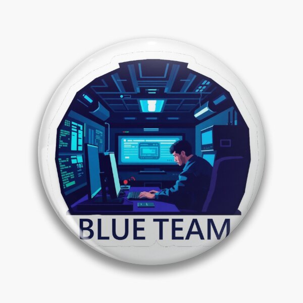 Item preview, 8-bit Computer Blue Team Security Dude designed and sold by mukraker.