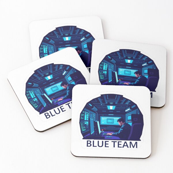 Item preview, 8-bit Computer Blue Team Security Dude designed and sold by mukraker.