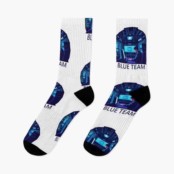Item preview, 8-bit Computer Blue Team Security Dude designed and sold by mukraker.