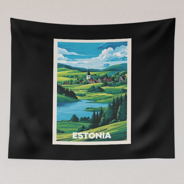 Item preview, Estonia, Travel Art designed and sold by PinkandP.