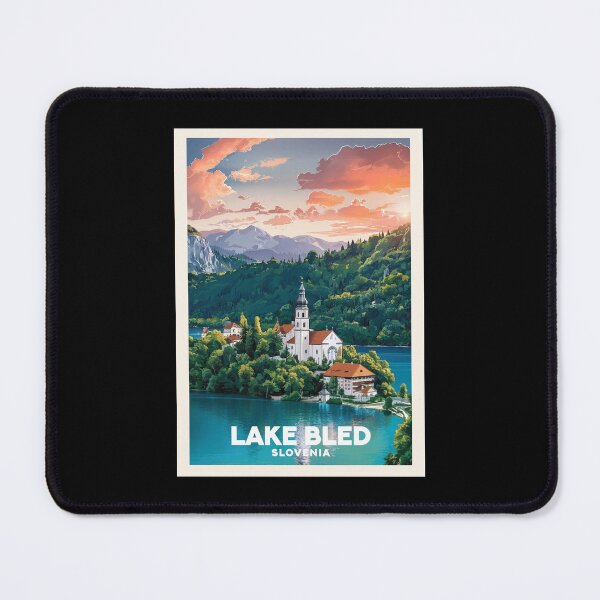 Item preview, Lake Bled (Slovenia), Travel Art designed and sold by PinkandP.