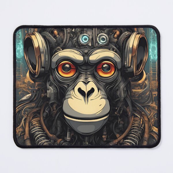 Item preview, The Monkey is Cybernetic, Mechanical, Steampunk. designed and sold by Ant Category.