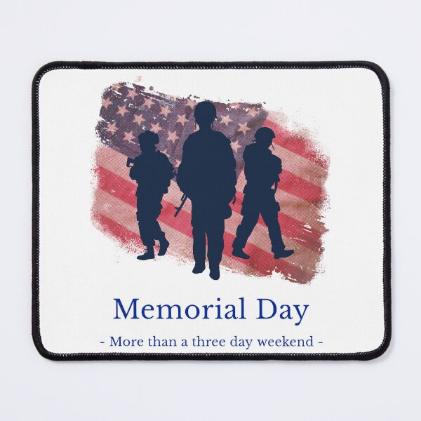 Item preview, Memorial Day, more than a 3 day weekend designed and sold by Mytee-Sharp.