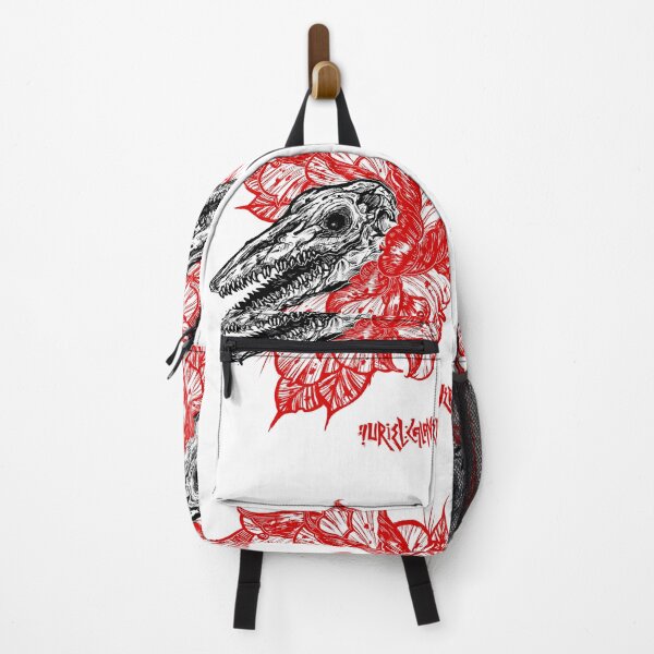 Item preview, red mosasaur skull designed and sold by UrielCalavera.