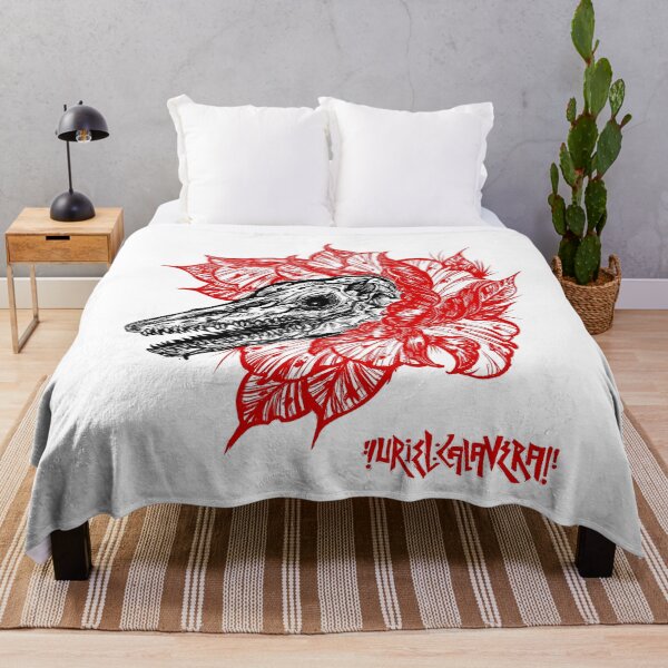 Item preview, red mosasaur skull designed and sold by UrielCalavera.