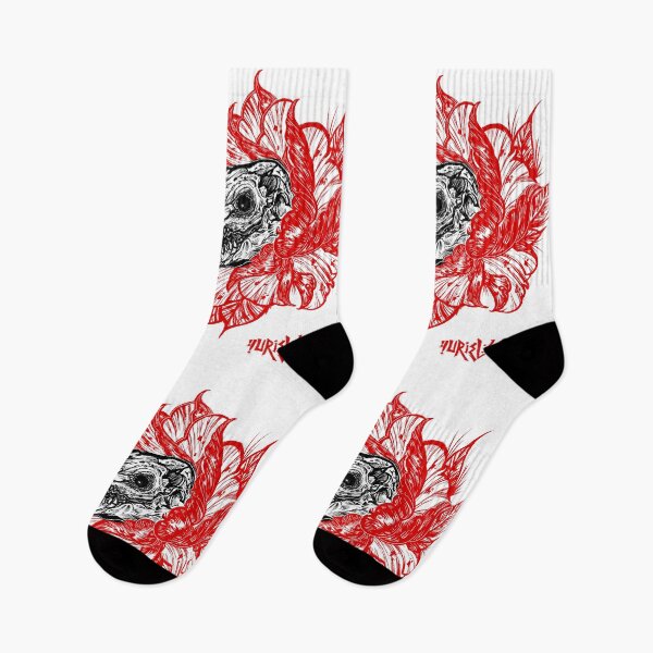Item preview, red mosasaur skull designed and sold by UrielCalavera.