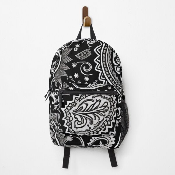 Item preview, Copy of Intricate Black and White Floral Mandala - Bohemian Charm designed and sold by WildStroke.