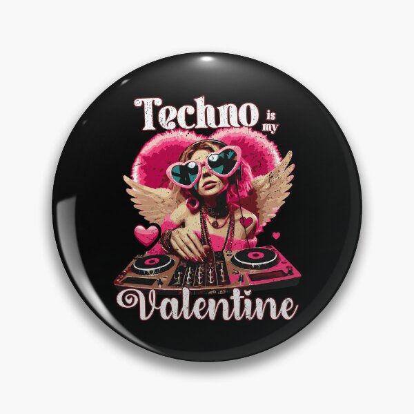 Artikelvorschau, Techno Is My Valentine - Valentinstag Techno DJ entworfen und verkauft von Urban-Alien.