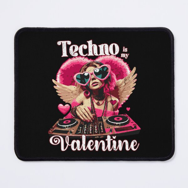 Item preview, Techno Is My Valentine - Valentines Day Techno DJ designed and sold by Urban-Alien.