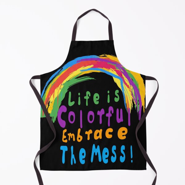 Item preview, Embrace the Colorful Mess: Artistic Rainbow Splash(draw with fingers)  designed and sold by CoolEnthusias.