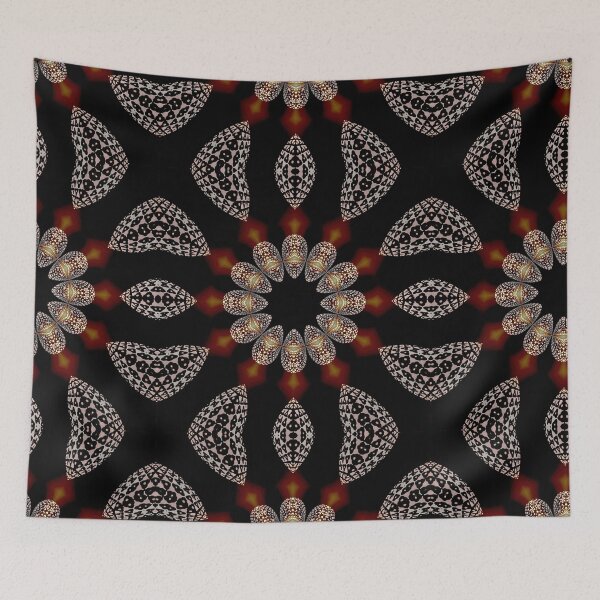 Item preview, Oval Orbs . 3D Flower Design . Warm Earthy Tones . #2 designed and sold by Artistic63.