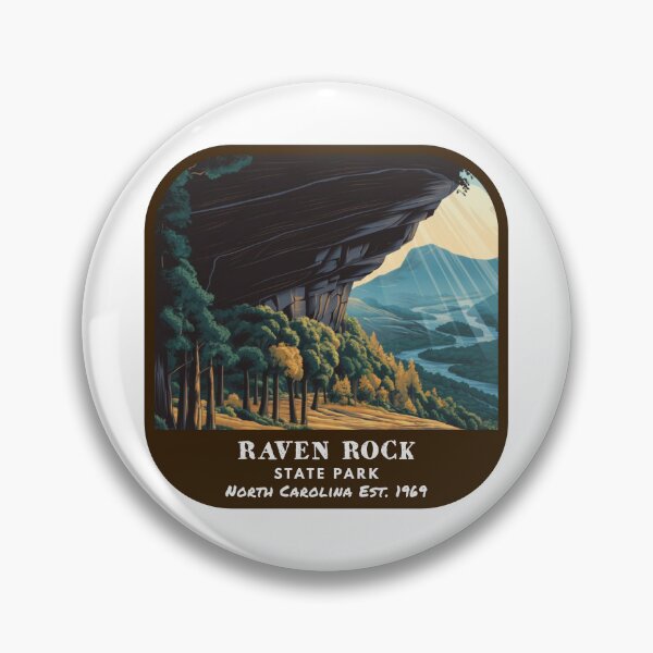 Artikelvorschau, Vintage Raven Rock State Park (Staatspark North Carolina) entworfen und verkauft von RabbitK.