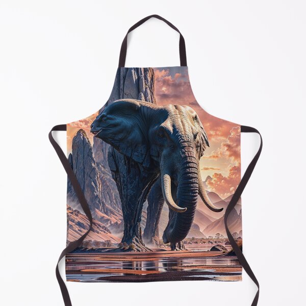 Item preview, Elephants on Jupiter AI Fantasy Art designed and sold by Skye Ryan-Evans.