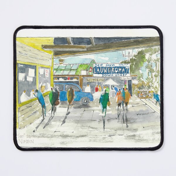 Item preview, Painting in the streets of Nimbin designed and sold by Harry Mountain Art.