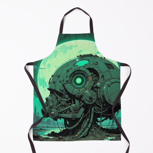 Item preview, Robot, cyberpunk style, cyberpunk style robot, green designed and sold by Martinez-TS.