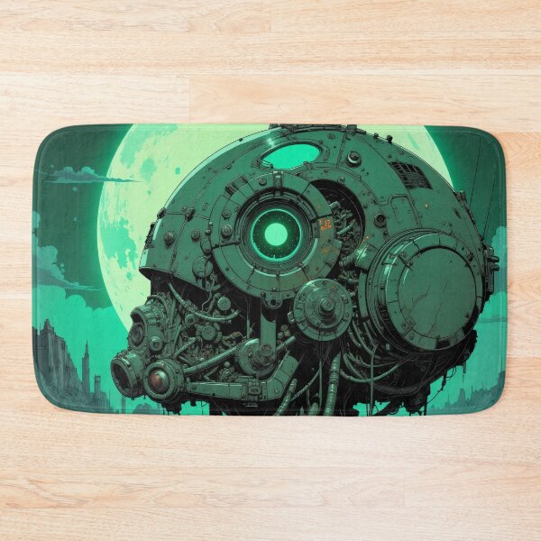 Item preview, Robot, cyberpunk style, cyberpunk style robot, green designed and sold by Martinez-TS.