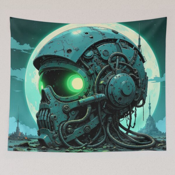 Item preview, Robot, green, cyberpunk, robot, green, green robot, cyberpunk robot designed and sold by Martinez-TS.