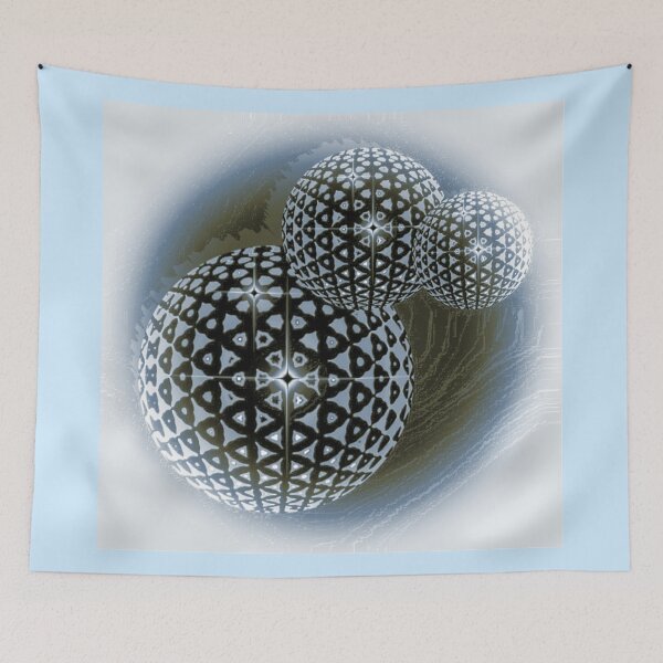 Item preview, Mosaic Sphere . 3D Illusion . Cosmic Connection . #4 designed and sold by Artistic63.
